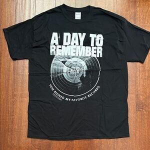 A Day to Remember Black Graphic Band Tee, Size XL, NWOT